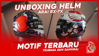 UNBOXING : ARAI RX-7X MOTIF TSUBASA