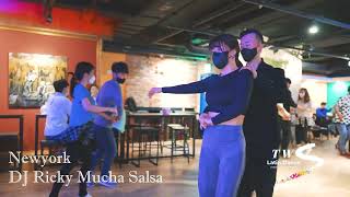 [DJ Ricky - Mucha Salsa] 지야 G-ya(지컴패니) \u0026 시영(SSC, 자오코댄서즈)Salsa Social at Newyork El Cafe Latino 뉴욕