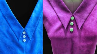 V neck sewing tricks and secrets/V neck stiching /V neck cutting and stiching malayalam