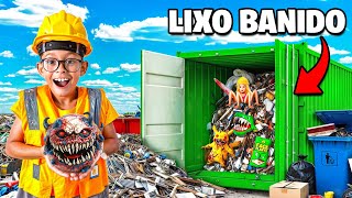 LIXÃO DE BRINQUEDOS BANIDOS SO TEM COISAS ESTRANHA