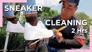 👟 2 Hrs of SOAPY SNEAKER CLEANING 👟 Mexico City 🇲🇽 ASMR CLEANING