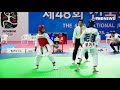 소년체전 남자중등부 41kg급 결승 정우혁 경기도 vs 양희찬 충청북도