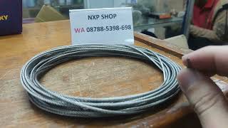 kawat seling full stainless ukuran 2mm