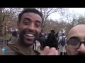 Allah prays upon Muhammad :). Speakers Corner