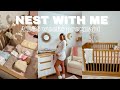 NEST WITH ME at 36 weeks pregnant