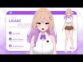 【showcase】lilaac valerie『 live2d model 』