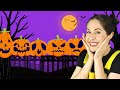 5 Little Pumpkins Sitting on a Gate | Halloween Fingerplay | Jiggle Jam