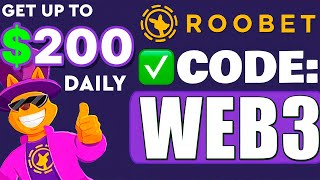 ROOBET PROMO CODE: WEB3 FREE $200 DAILY CASHBACK