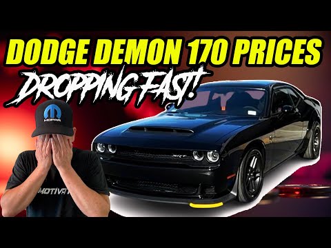 DODGE DEMON 170 PRICES FALLING ALREADY! DEALERS AND FLIPPERS STUCK!