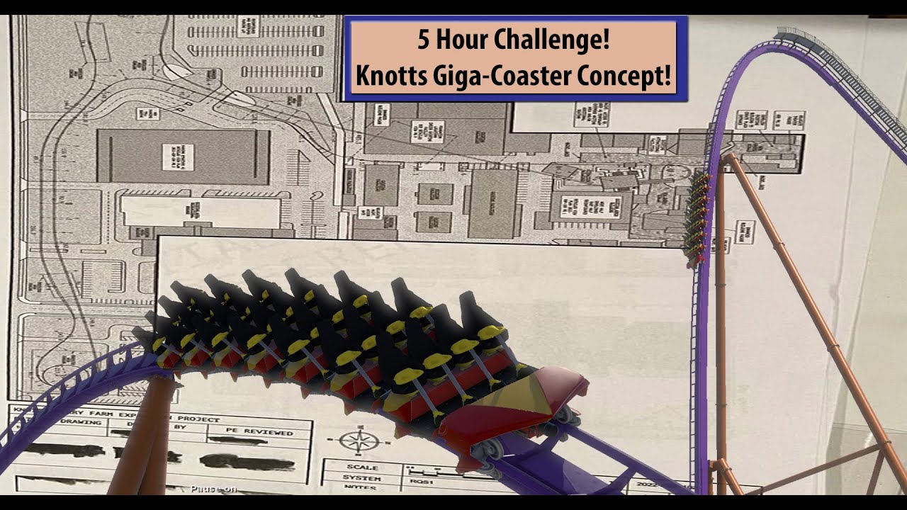 Knotts Berry Farm 2023/2024 GigaCoaster Concept (No Limits 2) [CONCEPT ...