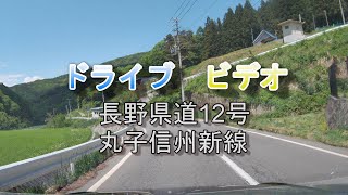 【車載動画】長野県道12号丸子信州新線　上田市から松本方面への道