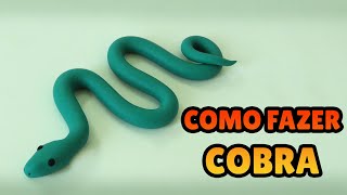 How to Make a SNAKE - Easy Tutorial Clay, Play Doh, Fondant, Plastilina or air dry clay - DIY