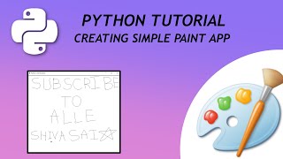 Create a Very Simple Paint App using Python | Just 15 Lines of Code | #tkinter #python #paintapp