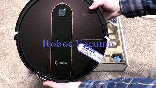 Coredy R750 2-in-1 Robotic Cleaners, unboxing 2-in1 robot: Vacuum and Mopping