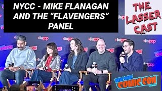 LIVE @ NYCC - MIKE FLANAGAN \u0026 THE “FLAVENGERS” PANEL (KATE SIEGEL, CARLA GUGINO, RAHUL KOHLI)