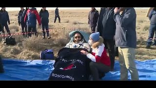 Astronaut Mark Vande Hei returns to Earth