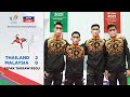 Malaysia lwn Thailand | Sepak Takraw Regu (L) | Akhir | Sukan Sea 2021