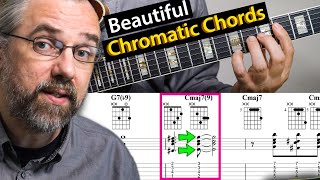 Beautiful Chromatic Voice-leading And How to use it with Jazz Chords