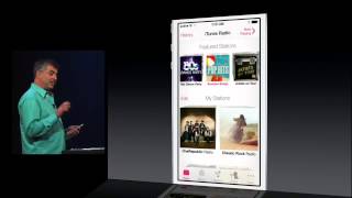 WWDC 2013 iOS 7 iTunes Radio Demo