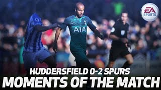 LUCAS' TRICKS AND GAZZANIGA'S SAVE | HUDDERSFIELD 0-2 SPURS | MOMENTS OF THE MATCH