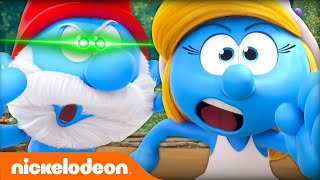 Why Are The Girl Smurfs Fighting The Boy Smurfs? | Nickelodeon Cartoon Universe