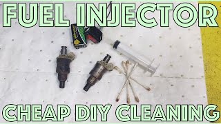 $3 FUEL INJECTOR CLEANING! How to DIY fuel injector service for almost no money!