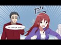 ［manga dub］a female gang asked her papa to beat me but her father can t beat me because...