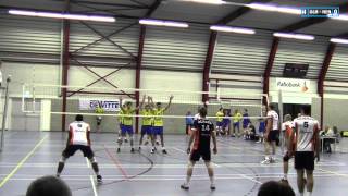 Volleybal Heren Nationale Beker 3e ronde: De Witte Olhaco H1 - Webton Hengelo H1 [06-12-2014]