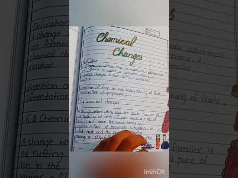 Scientific file on physical and chemical changes