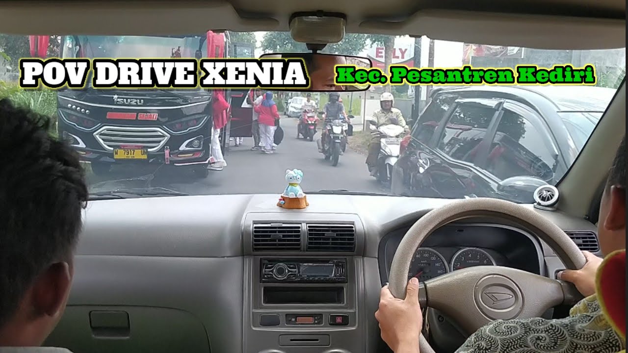 DRIVING POV XENIA CAR VLOG‼️MENYUSURI JALAN PEDESAAN // PESANTREN ...