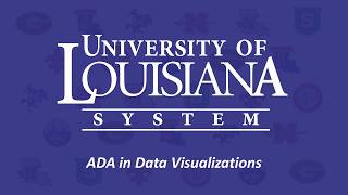 Accessible by Design: ADA in Data Visualizations