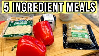 5 INGREDIENT RECIPES FOR EASY FAMILY MEALS // EASY LUNCH, DINNER, SNACKS