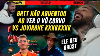 BRTT REAGE ao RENECROCODILO JOVIRONE VS VÔCORVO !