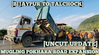 ROAD VLOG-14//MUGLING POKHARA 4LANE ROAD EXPANSION