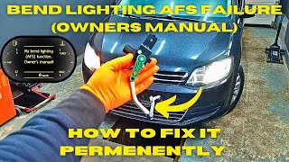 BEND LIGHTING AFS FAILURE (OWNERS MANUAL) HOW TO PERMANENTLY FIX ON ANY CAR!