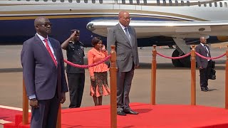 President Jacob Zuma arrives in Rwanda for the AU Summit