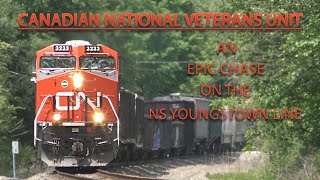 CHASING THE CN VETERANS UNIT ON THE YTL! | CN 3233 | 6-10-2022