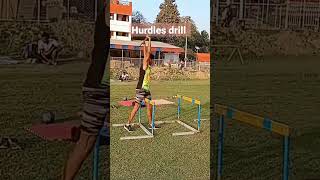 hurdles drill_ 🦘🦘🤾🤾🤾🤾🤾🤾🤾🤾__ #workout #hurdles #runner #sprinter #sportsman # #yo