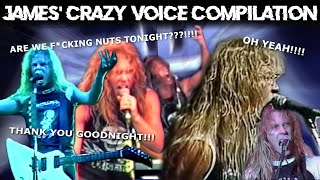 Metallica - James Hetfield yelling (1985-1986) COMPILATION