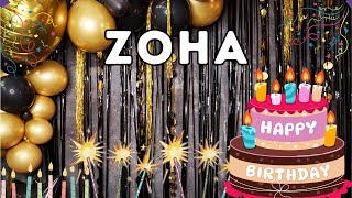 Happy Birthday Zoha, Birthday of Zoha, Best Birthday Wishes