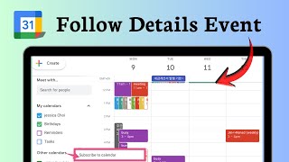 How to subscribe to a Google Calendar (Instant Access)
