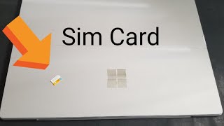 Microsoft Surface Pro How to insert and remove SIM Card