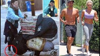 RESPECT! Jeremy Jackson's ex-wife Loni Willison is seen barefoot and homeless in Venice