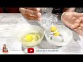 how to separate the egg yolks from the white using a bottle