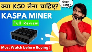 Kaspa Miner | Setup and Review | Full Guide #kaspa @CryptoMinerIndia