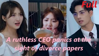 A ruthless CEO panics at the sight of divorce papers