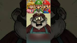 Mario, Luigi and Princess Peach react to Super Mario's Cursed Elephant Mutation🐘