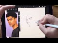 learning to draw male faces watch me struggle to draw male characters