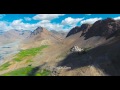 key monastery spiti valley aerial video himachal pradesh