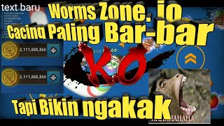 WormsZone.io  ||Jebak Cacing Besar Alaska ||Worms Zone Indonesia ||Zona Cacing di Dunia nyata #1